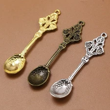 10Pcs Metal Mini Spoon-Small Spoon For Baby/Sugar/Salt Spoon Mix Color As Gift