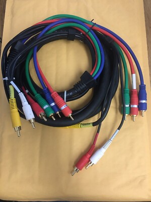 3.5ft of RCA & RGB Component Audio Video A/V Digital Cable M/M Gold Plated HDTV