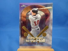 Chipper Jones Topps Chrome 1999 Early Road To The Hall