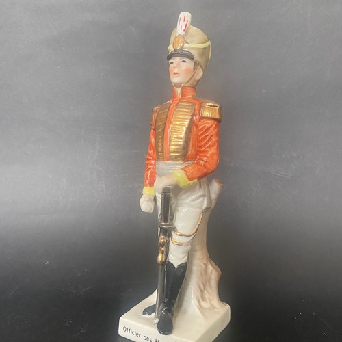 3 Mid 20th Cent. Napoleonic French Military Era Hand-Painted Porcelain Figurines - 第 13/22 張圖片