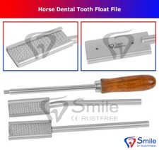 Equine Dental Horse Farriers Tooth Float File Rasp Straight & Bend Extension CE
