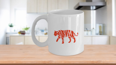 Birth Year Of Tiger, Auspicious Lucky Cup, Coffee Or Tea Mug