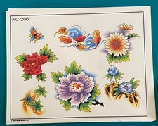 Spaulding and Rogers Tattoo Flash Sheet NC-206