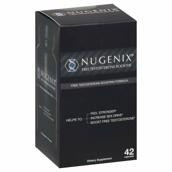 Nugenix Free Testosterone Booster - 42 Capsules - NEW - FREE SHIPPING