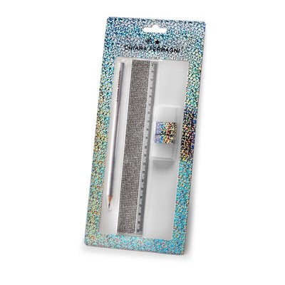 Pigna Matite Chiara Ferragni Pigna Set Matita, Righello E Gomma Da