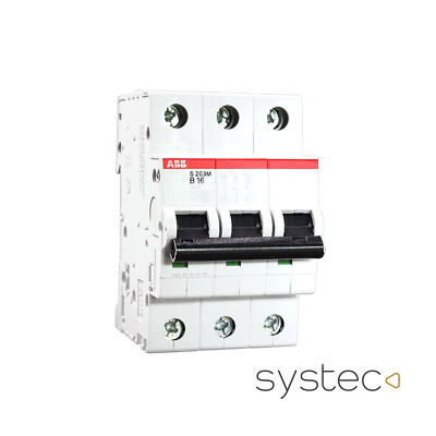 ABB | 10kA | S203M | B / C | Leitungsschutzschalter | 3-polig Sicherungsautomat