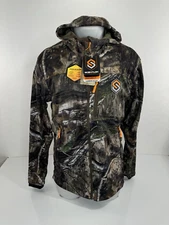 MOSSY OAK - NEW w TAG - SCENTLOK SILENT SHELL Camouflage M Hooded Jacket