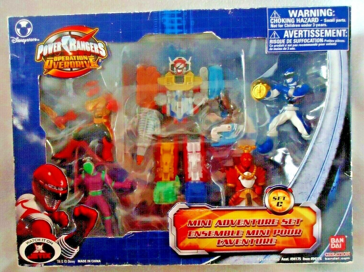 Power Rangers Operation Overdrive 5-Action Figures Mini Adventure