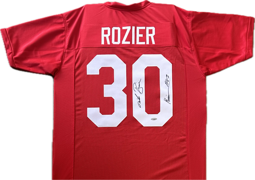 Mike Rozier Signed Autographed Red Jersey TriStar Authenticated Heisman 1983
