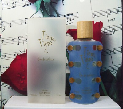 Tiens Tiens By Corialys Parfums EDT Spray 3.3 FL. OZ. Blue Bottle