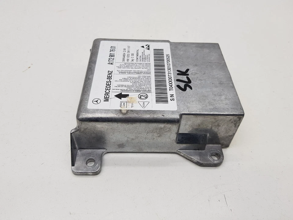 Mercedes Benz SLK250 R172 A!R 2013 módulo de control bolsa ecu original A1729017601 Foto 2 de 4