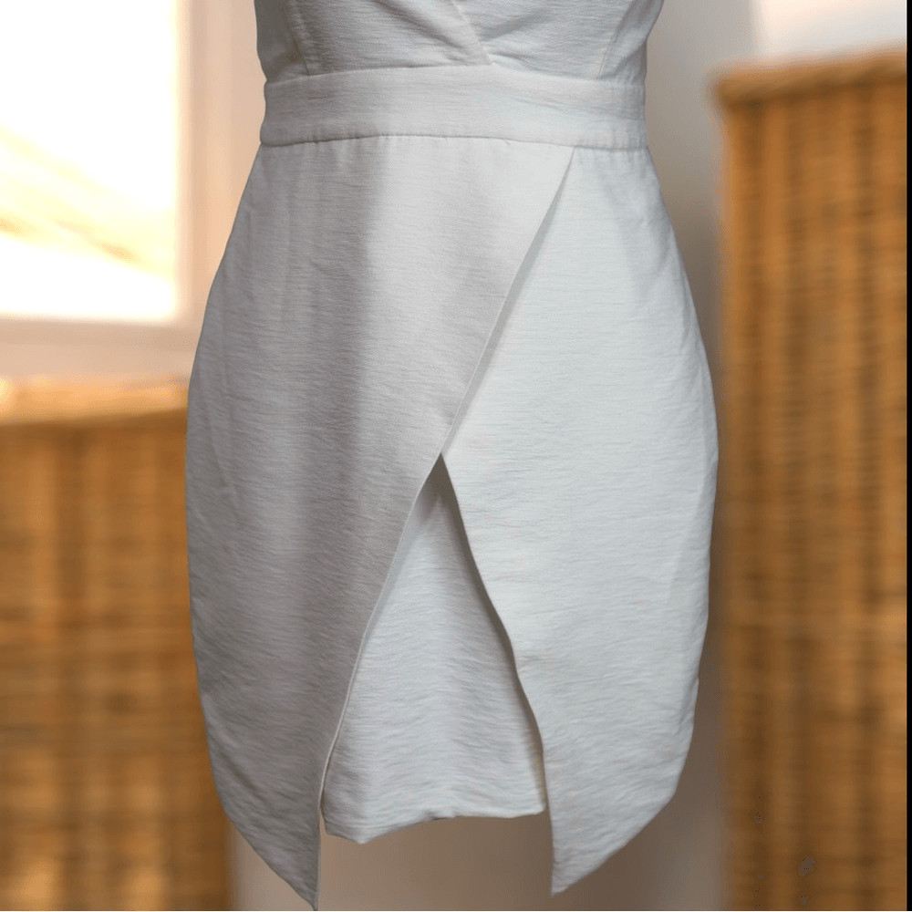 Finders Keepers Halter White Basic Instinct Dress… - image 10