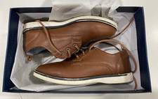 Wonder Nation Memory Foam Youth Oxford Shoes, Brown, Size 13