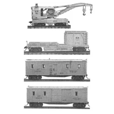 Tichy Train Group 2704 Wreck Train Set Kit (4) N Scale