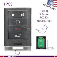 Replacement For 2010 2011 - 2015 Cadillac SRX Remote Control Key Fob NBG009768T