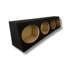 Sound Bar 6X9 4-Hole Double Angle 6x9" Speaker Enclosure Quad Box- Black