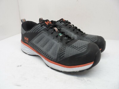 Helly Hansen Women's Aluminum Toe SP Athletic Safety Shoes Grey/Orange Size 8.5M