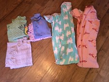 Girls Size 14  XL Pajamas Winter/Fall Lot ot 8 EC Carter's, OshKosh, 32  Heat