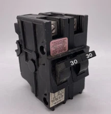 Federal Pacific FPE 30 Amp 2 Pole Stab-Lok Circuit Breaker Type NA Thick