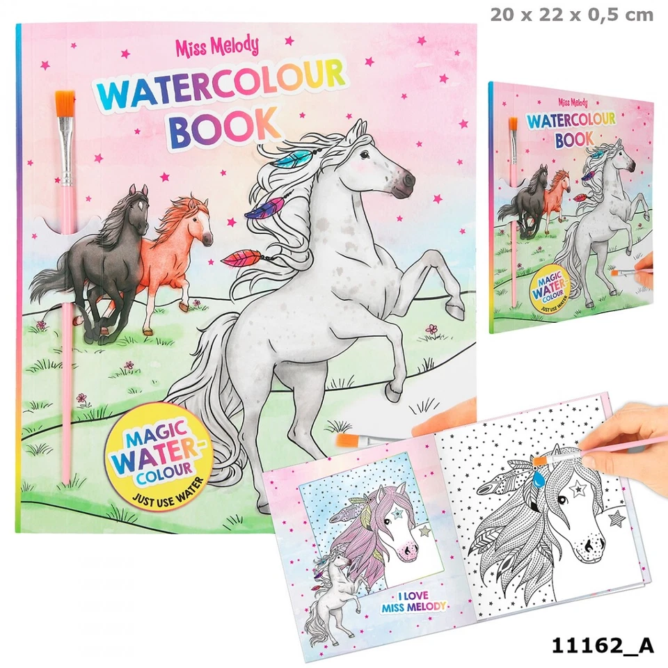Depesche Miss Melody Watercolours Book Malbuch