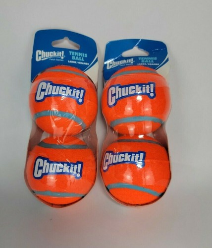 Chuckit! Tennnis Balls Dog Toys 2- Pack large Size color orange - Picture 6 of 6