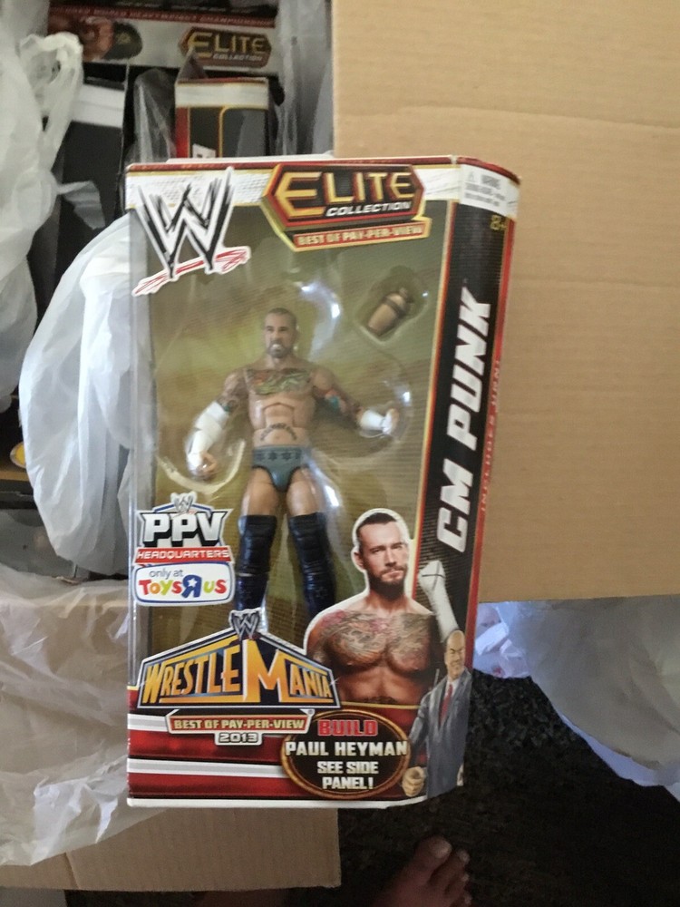 WWE Elite Collection CM PUNK Best of Pay-Per-View Toys R Us Exclusive