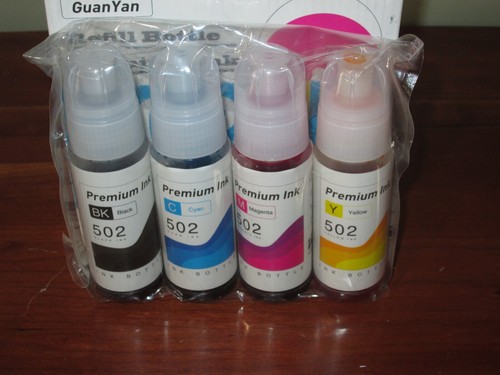 4 Stück Ecotank Mine Premium Tinte 502 CMYK Expression Workforce Premium Serie - Bild 3 von 3