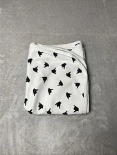 Rosie Pope Baby Receiving Blanket Hang Loose Sign Language Jersey Knit Lovey