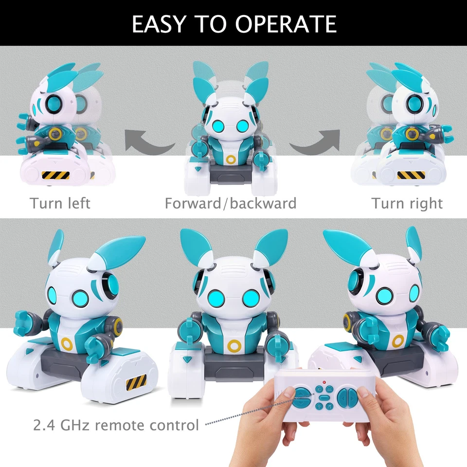 Robot télécommandé rechargeable Jouet RC Robots avec gestes pour enfants - Photo 2/4