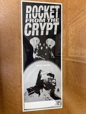 ROCKET FROM THE CRYPT GROUP SOUNDS CONCERT GIG POSTER PROMO 9X25 NEW