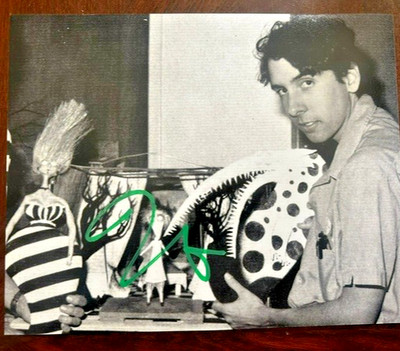 TIM BURTON SIGNED 10 X 8 FOTO BEETLEJUICEDIRECTOR SIGNED SIEHE BEWEIS FOTO