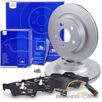 ATE Bremsscheiben Ø300+BELÄGE +Kontakt Hinten FÜR Mercedes E-KLASSE W211 CLS 218