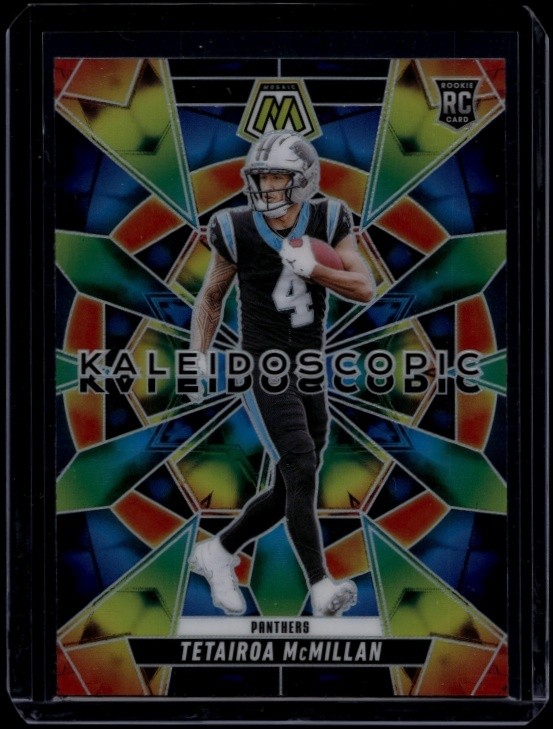 2025 Panini Mosaic Football Tetairoa McMillan #17 RC Rookie Kaleidoscopic