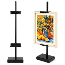 Adjustable Tabletop Easel Stand, Picture Easels for Display Up to 17" H, Blac...