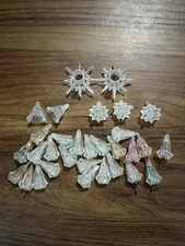 31 VTG Atomic Starburst Reflector Covers For Christmas Mini Light Bulbs