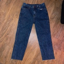 Vintage Wrangler Men's Blue Denim Straight Leg Jeans Medium Wash 5-Pocket