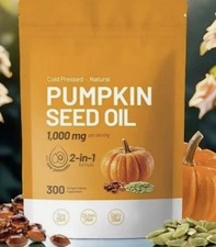 Vivonu Cold Pressed Pumpkin Seed Oil 1000mg S...