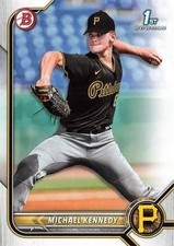 2022 Bowman Draft Paper Prospects #BD-176 Michael Kennedy 1st Pittsburgh Pirates