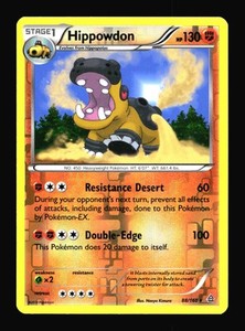 Hippowdon XY - Primal Clash #88/160 Reverse Holo Holo Rare Pokemon Card T3-663