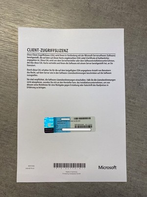 MS Windows 2019 Terminal Server 5 Cals OEM User (RDS) | eBay.de