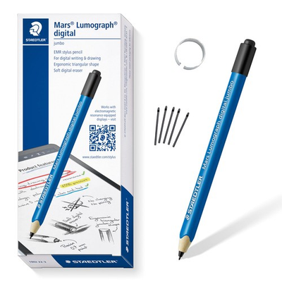 #ad Digital Stylus Pen Jumbo EMR 4096 Pressure Palm Rejection Staedtler Mars Eraser $104.99