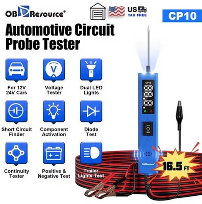 OBDResource CP10 80V Automotive Circuit Tester Short Finder Component Activator