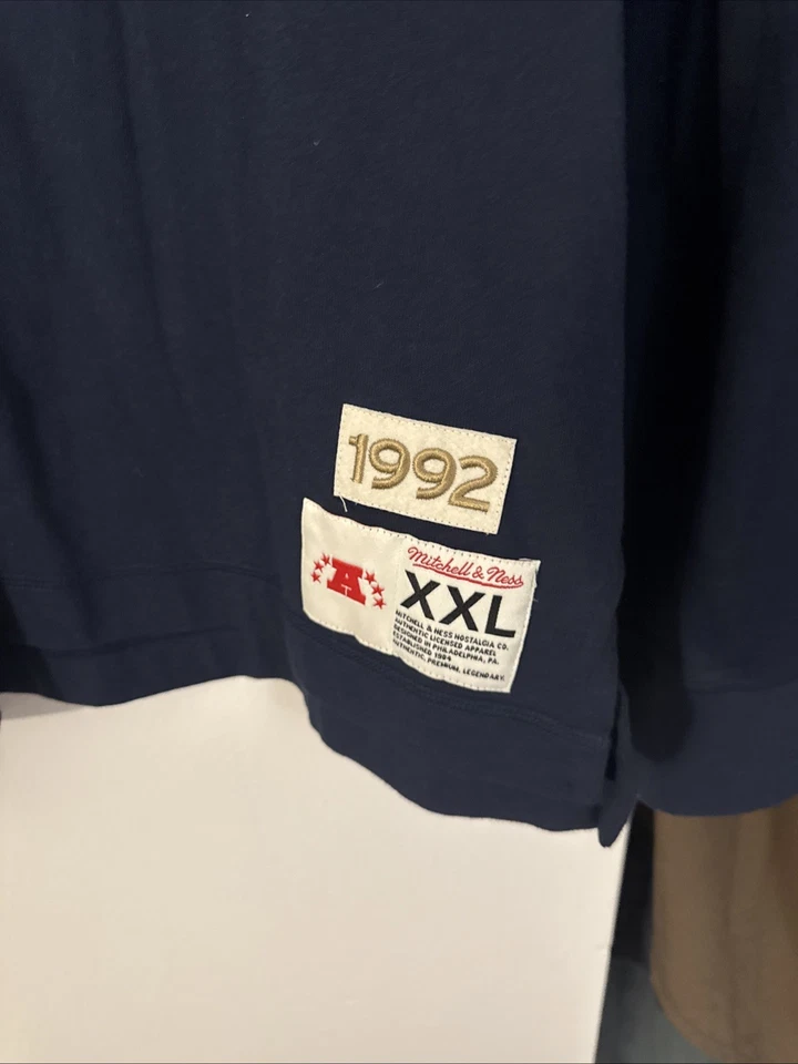 Camisa estilo jersey manga larga Mitchell & Ness San Diego Chargers 2XL nueva sin etiquetas Foto 3 de 4