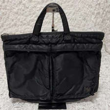 rare Porter Tanker short helmet briefcase, business style, black Porter JP item