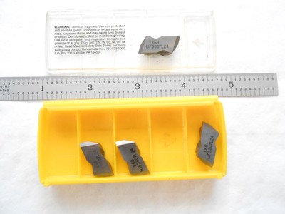NEW 4PCS. KENNAMETAL USA TOP NOTCH CARBIDE LH THREADING INSERTS NJF 3007L24  K68