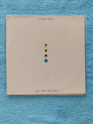 Elton John Too Low For Zero Vinyl LP Original In Sehr Gutem Zustand Mit Ois