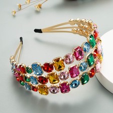 Super Flash Hair Band Fashion Glass Drill Hair Accessory Female Headband