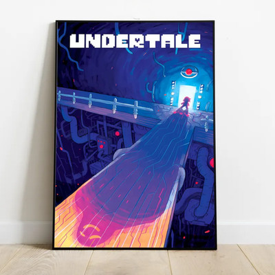Undertale Poster | Video Game Wall Art | Gamer Room Decor