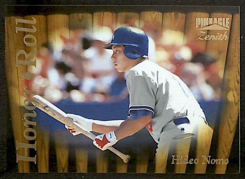 Hideo Nomo #140 1996 Zenith card