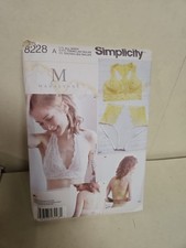 Simplicity 8228 Madalynne Bra Soft Cup Pantie...